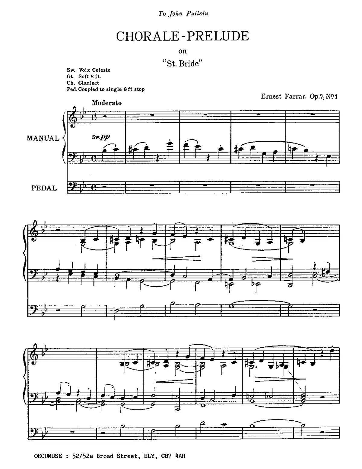 3 Chorale-Preludes - Page 1
