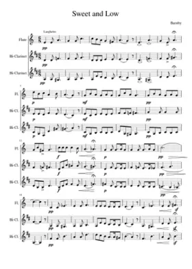 Sweet and low sweet and low (Barnby)