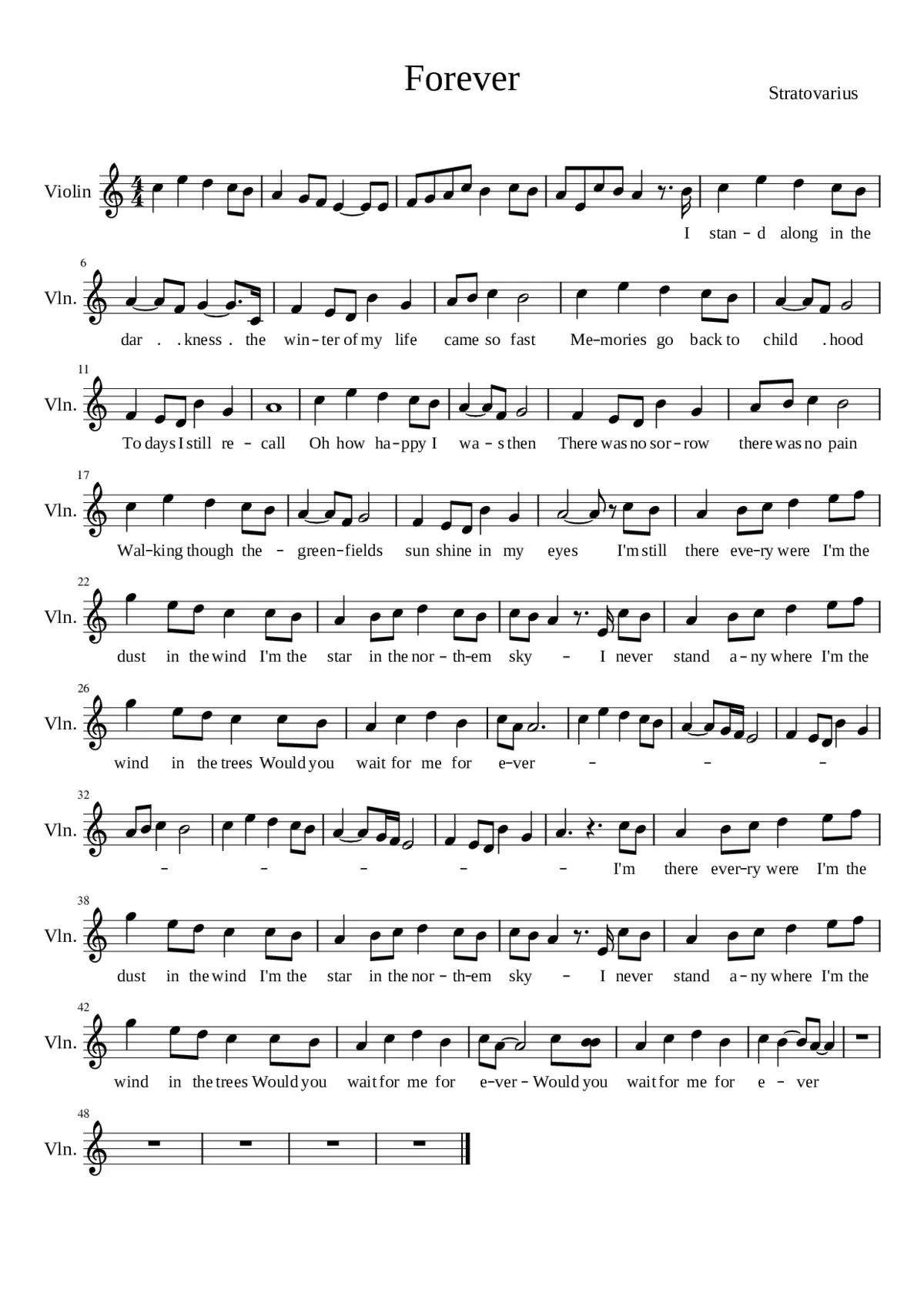forever - Page 1