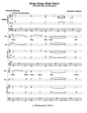 Drop, drop, slow tears