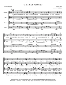 In the bleak midwinter