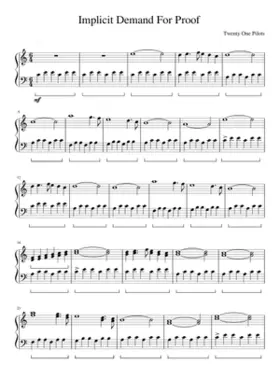 implicit demand for proof