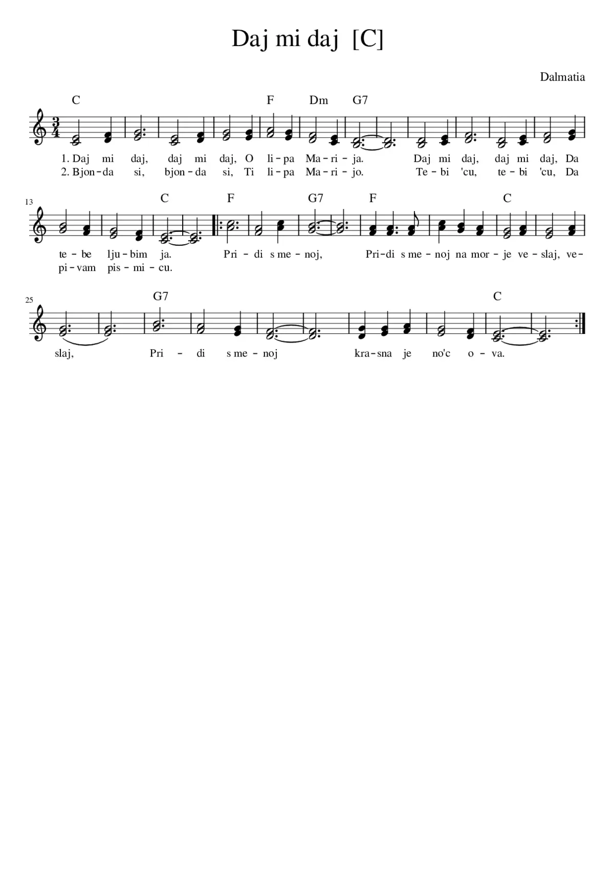 Daj mi daj - Page 1