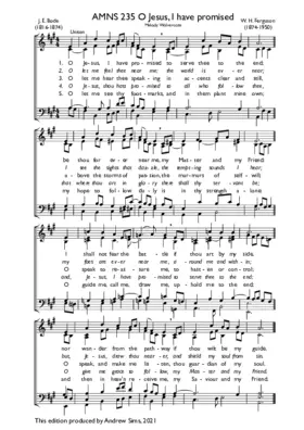 O Jesus, I have promised