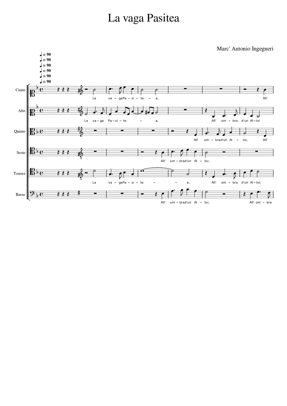 La vaga Pasitea - Page 1