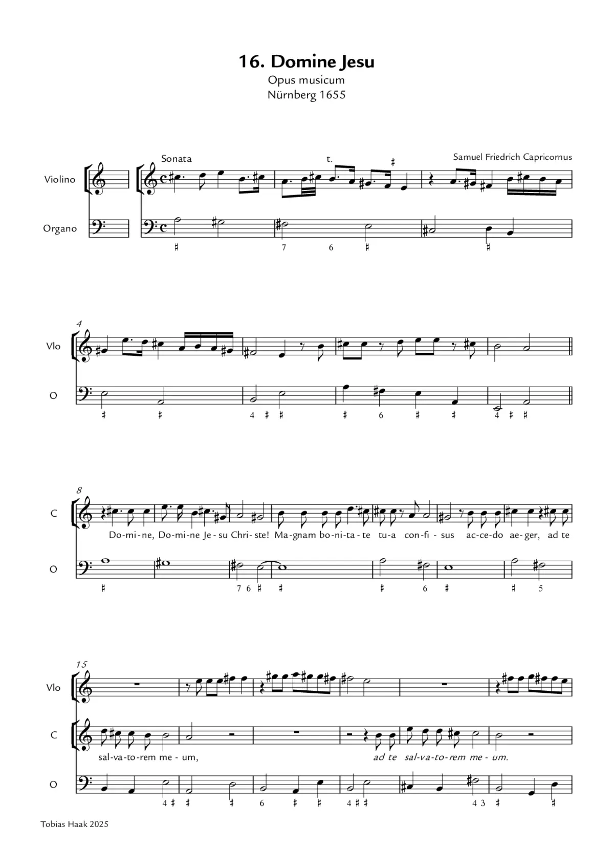 Domine Jesu - Page 1