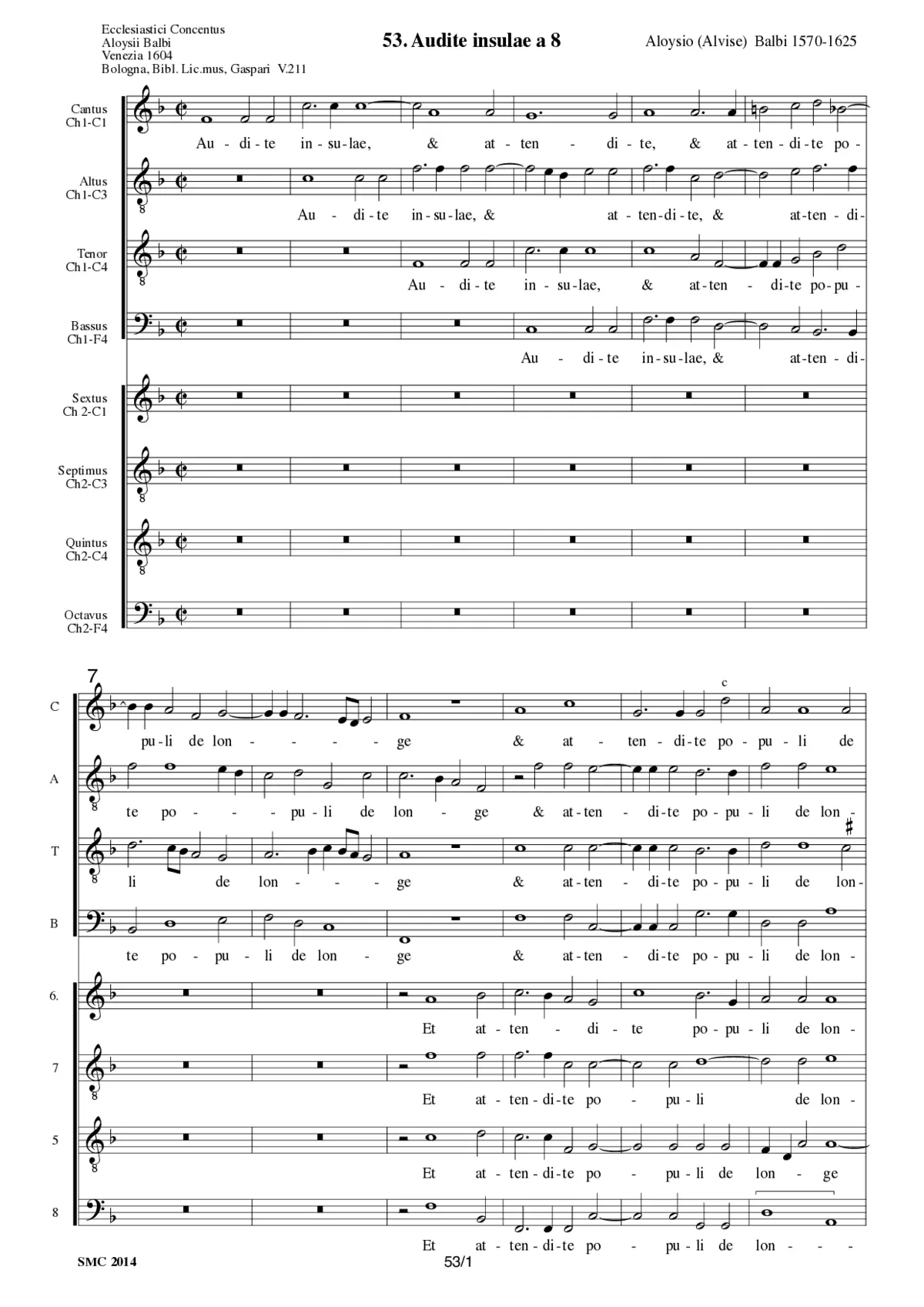 Audite insulae a 8 - Page 1