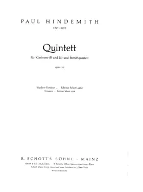 Clarinet Quintet