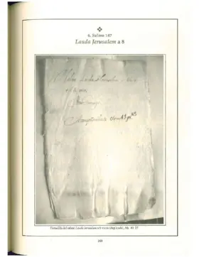 Salmo 147 Lauda Jerusalem a 8