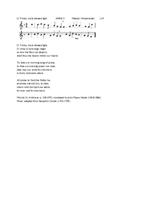 O Trinity, most blessed light