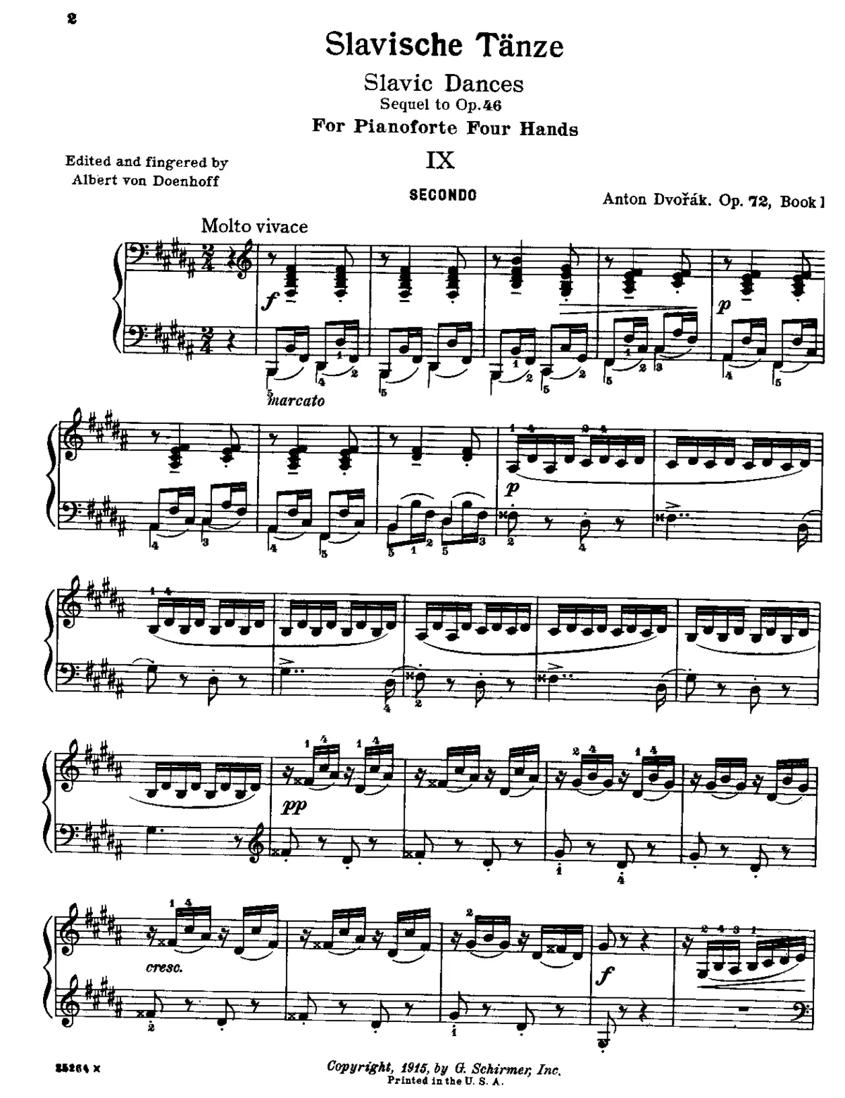 Slavonic Dances - Page 1