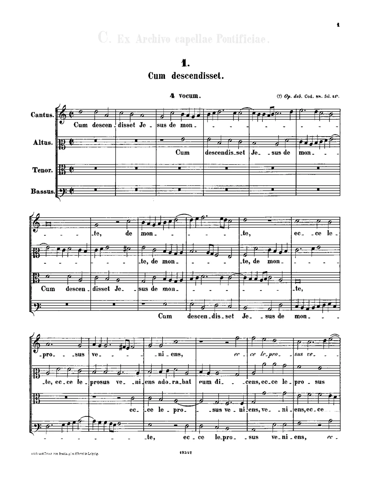Cum descendisset - Page 1