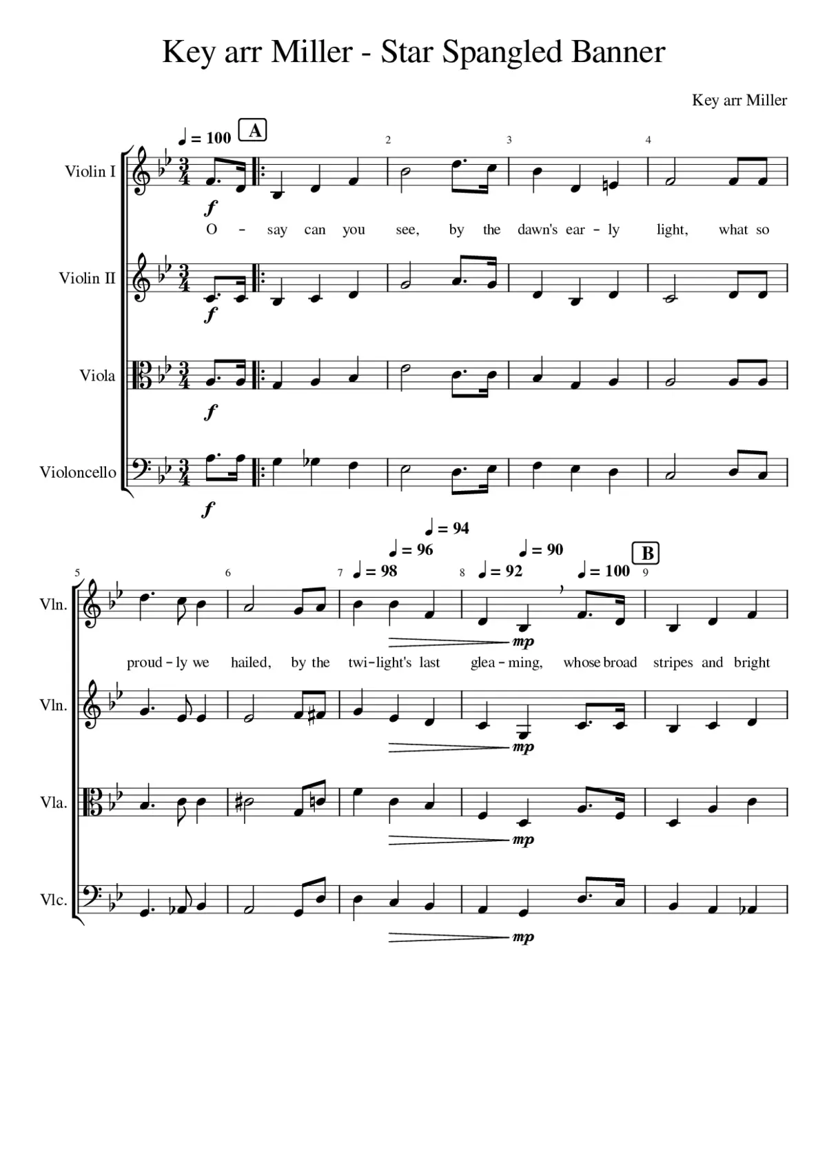 the star-spangled banner - Page 1