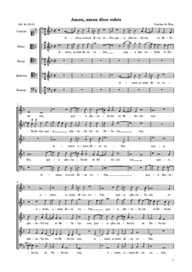 Amen, amen dico vobis