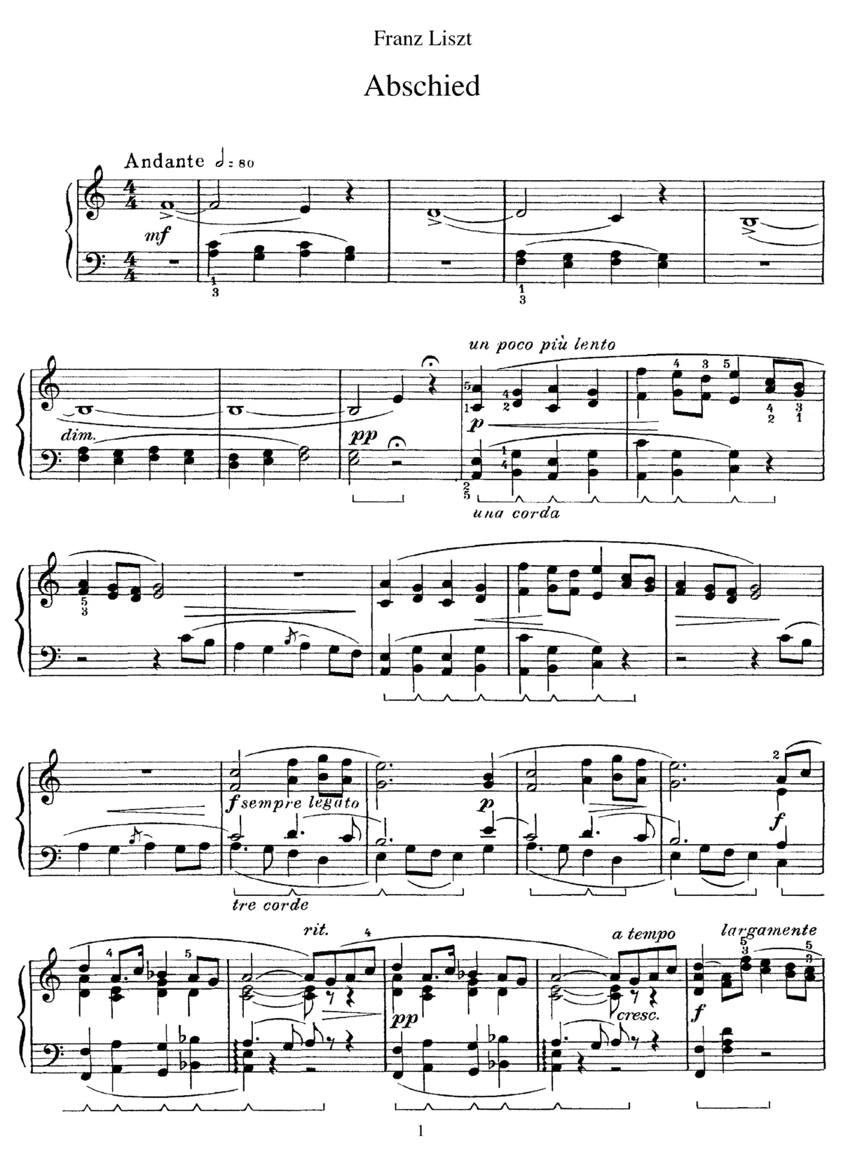 Abschied - Page 1