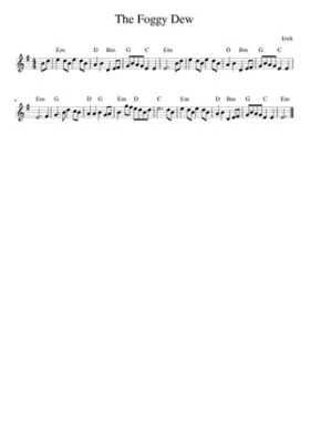 the foggy dew