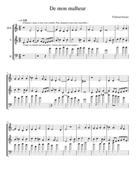 De mon malheur