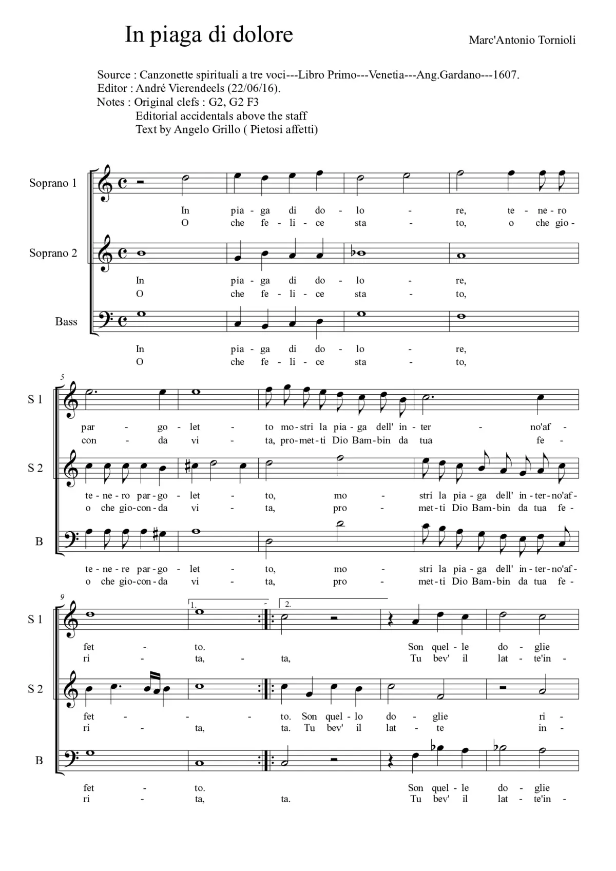 In piaga di dolore - Page 1