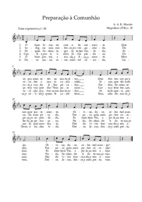 Preparação à comunhão