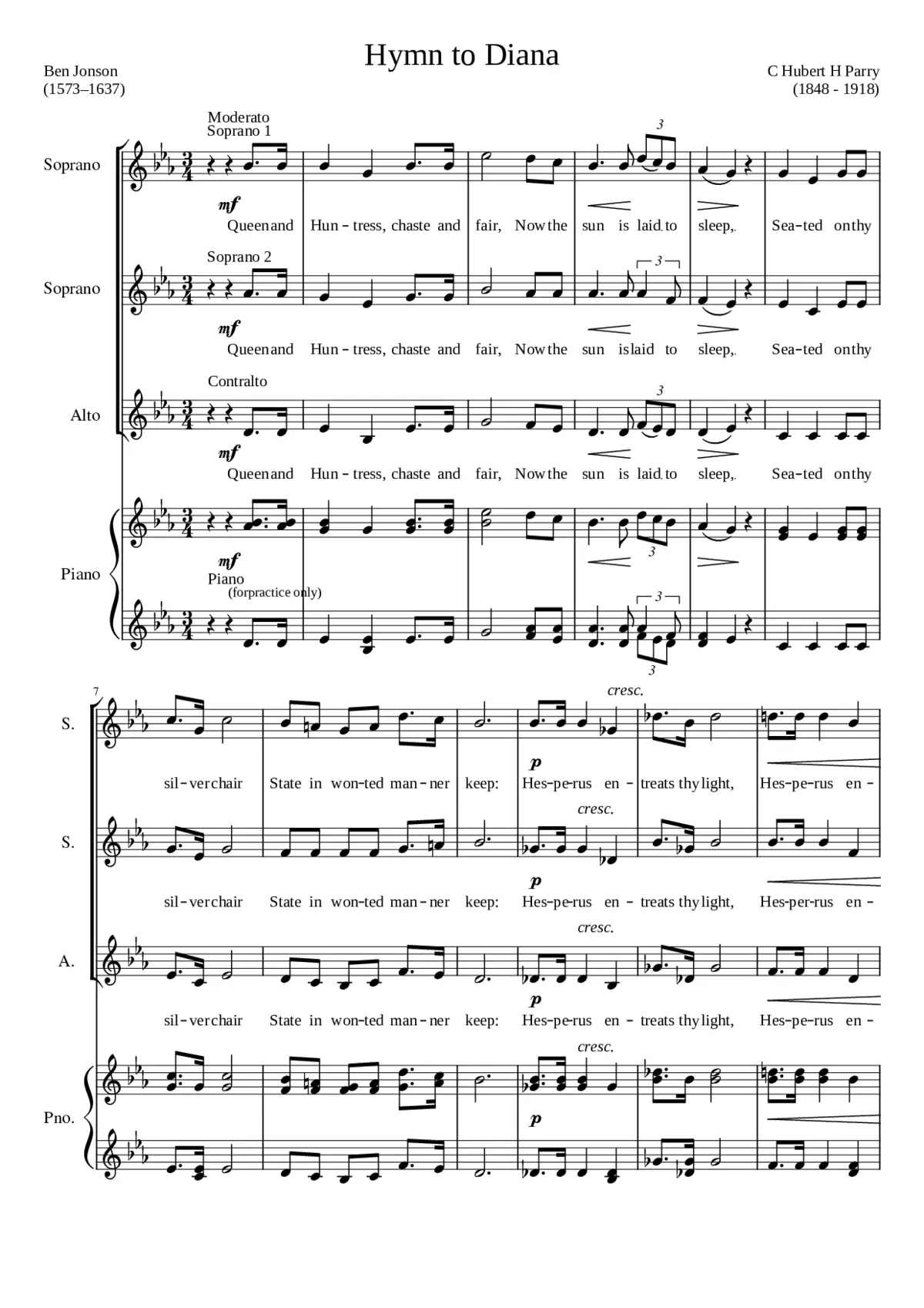 To Diana - Page 1