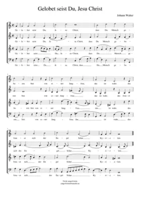 Gelobet seist du Jesu Christ