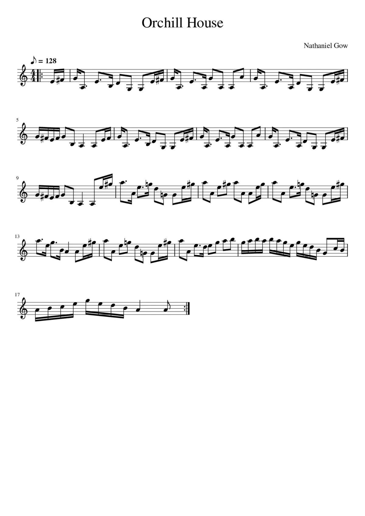 Orchill House - Page 1