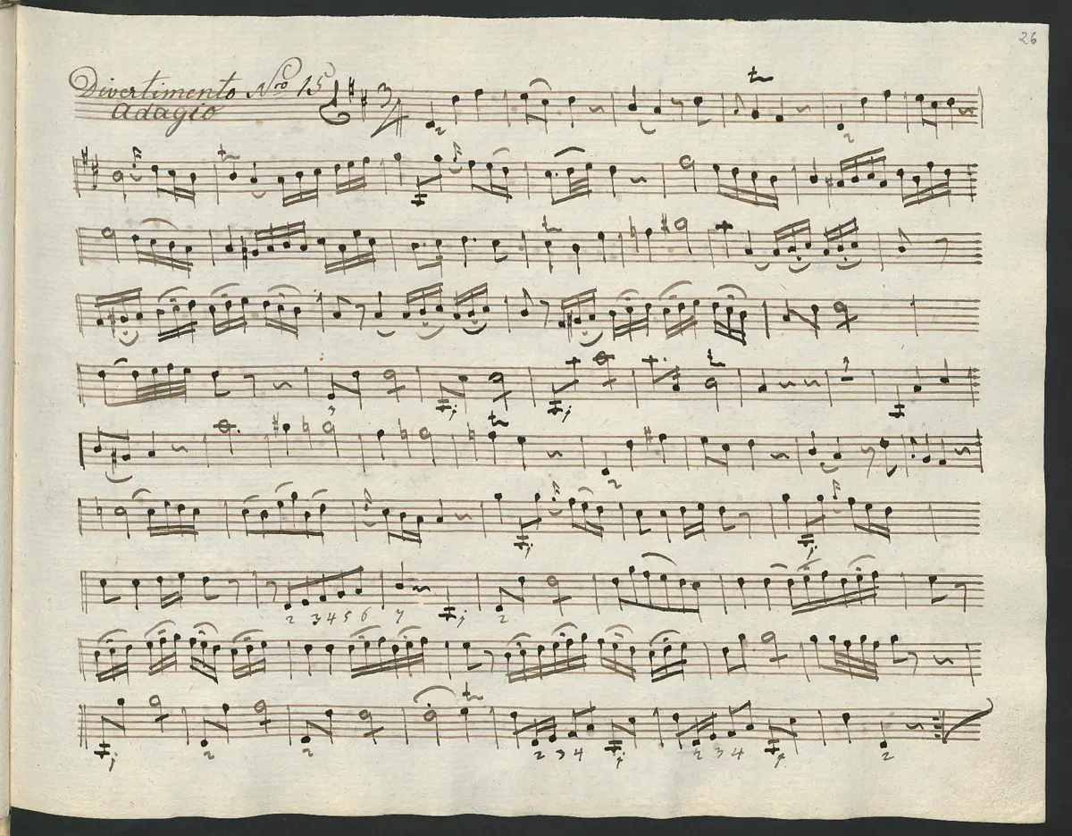 Baryton Trio in D major - Page 1