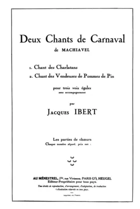 2 Chants de Carnaval