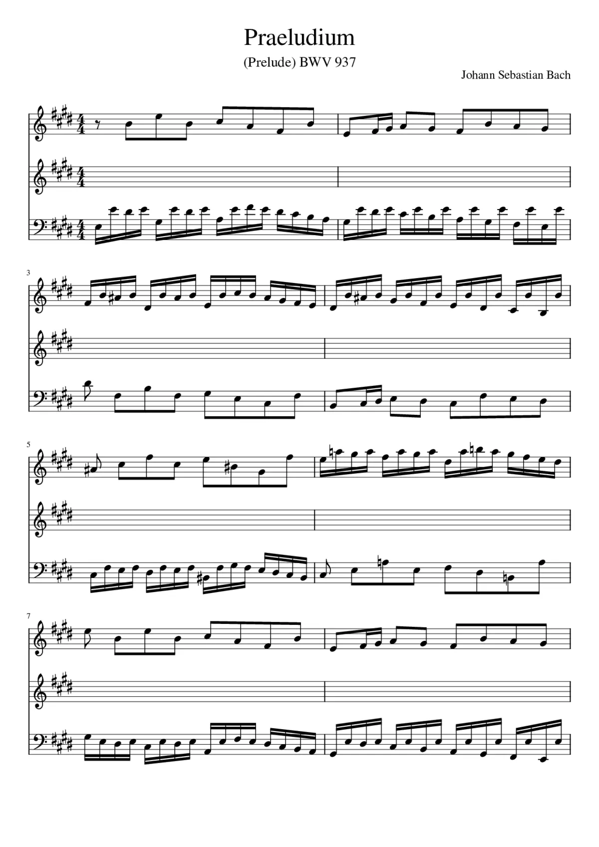 Praeludium - Page 1