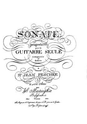 Sonate progressive pour la Guitarre seule
