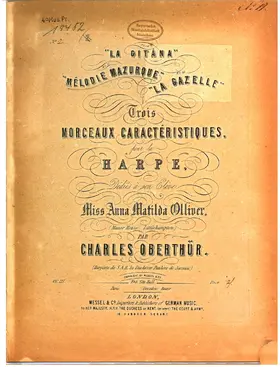 3 Morceaux caractéristiques