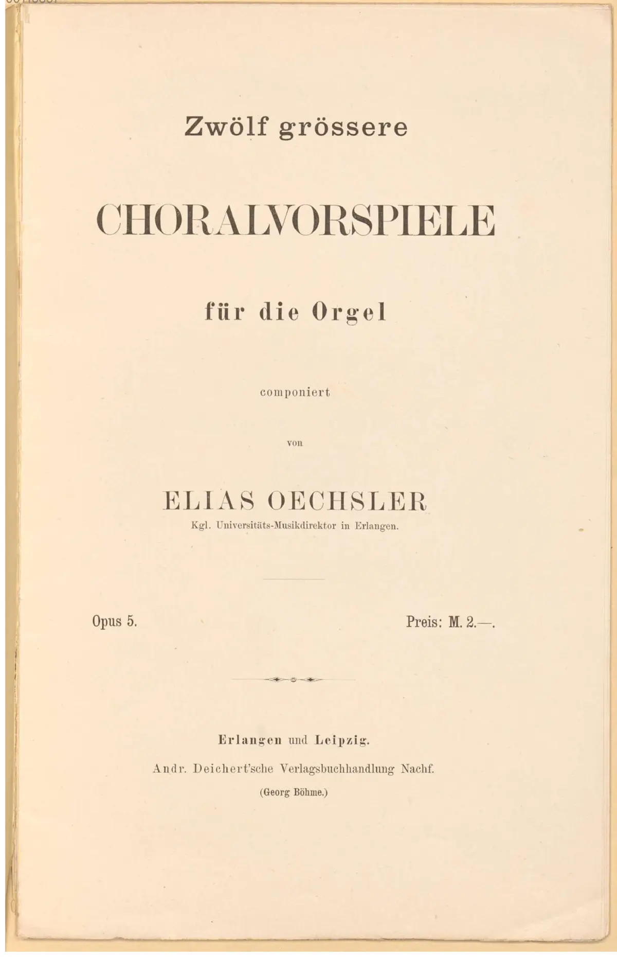 12 Grössere Choralvorspiele - Page 1