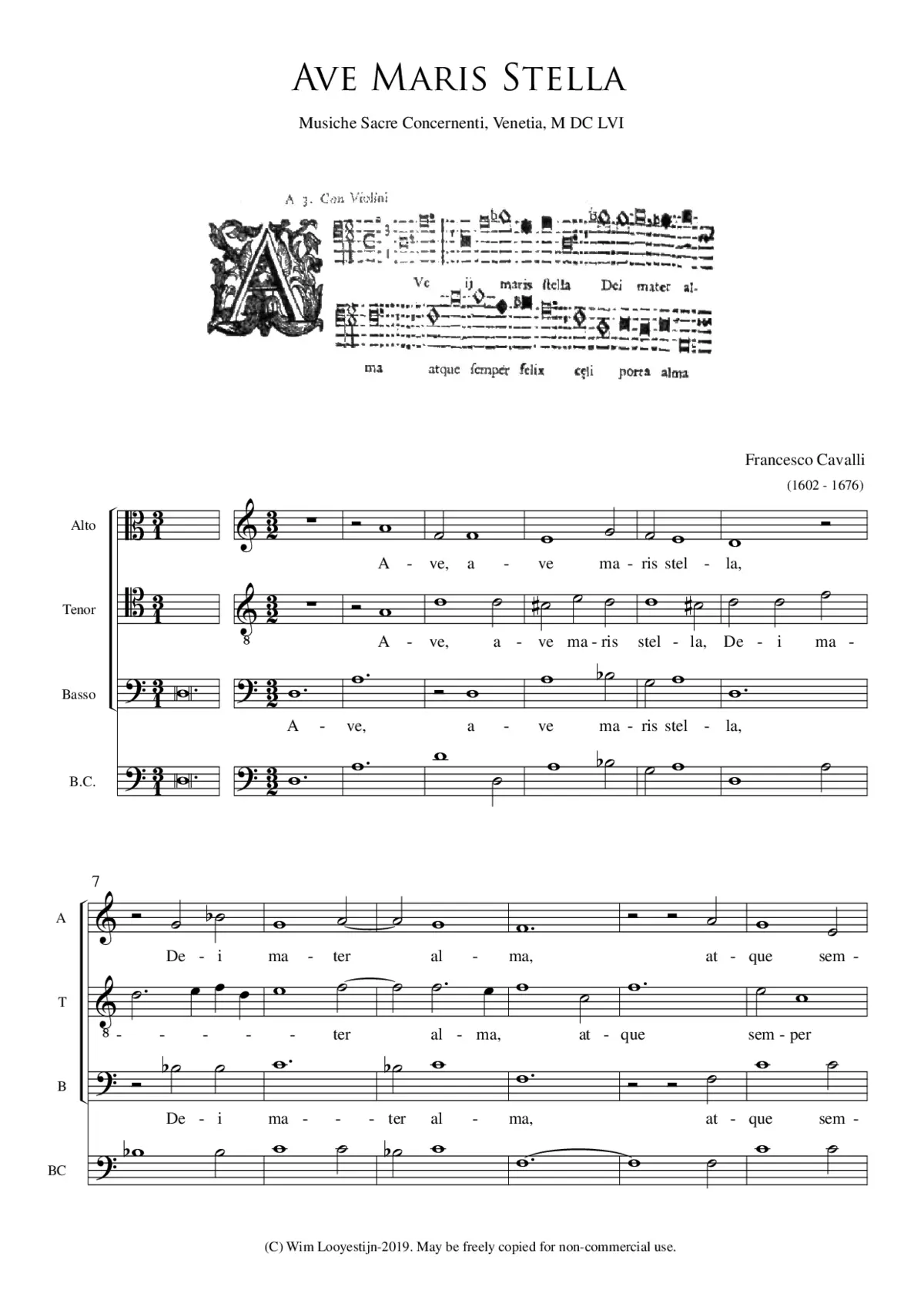 Ave maris stella - Page 1