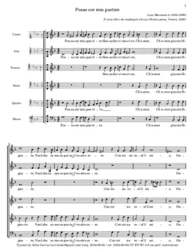 Posso cor mio partire