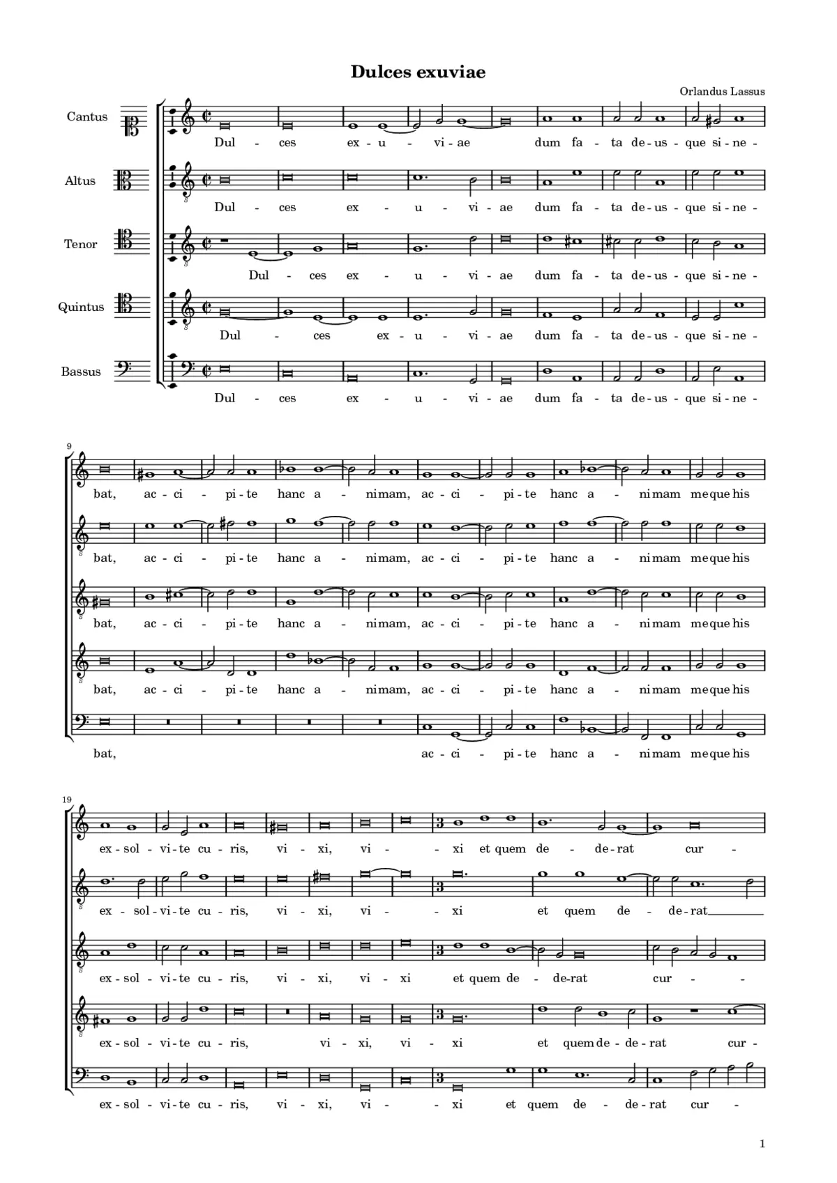 Dulces exuviae - Page 1
