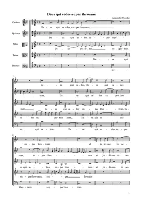 Deus qui sedes super thronum