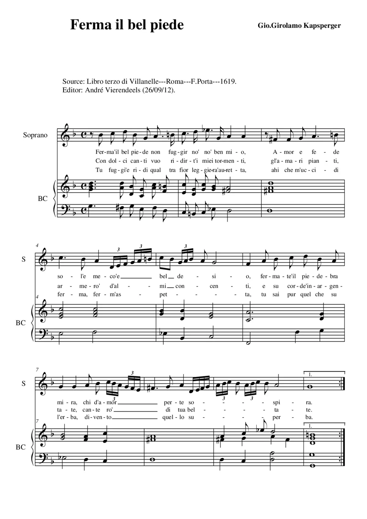 Ferma il bel piede - Page 1