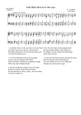 And didst thou love the race that loved not thee?