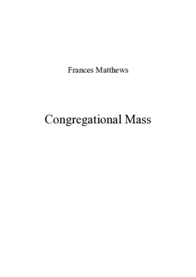 Congregational Mass