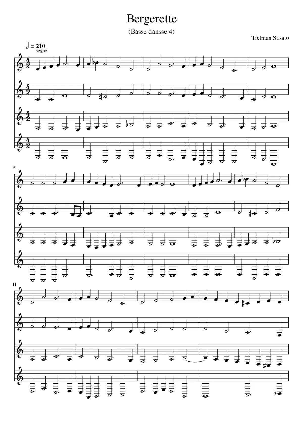 Bergerette - Page 1