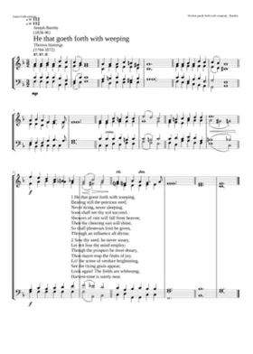 He that goeth forth with weeping