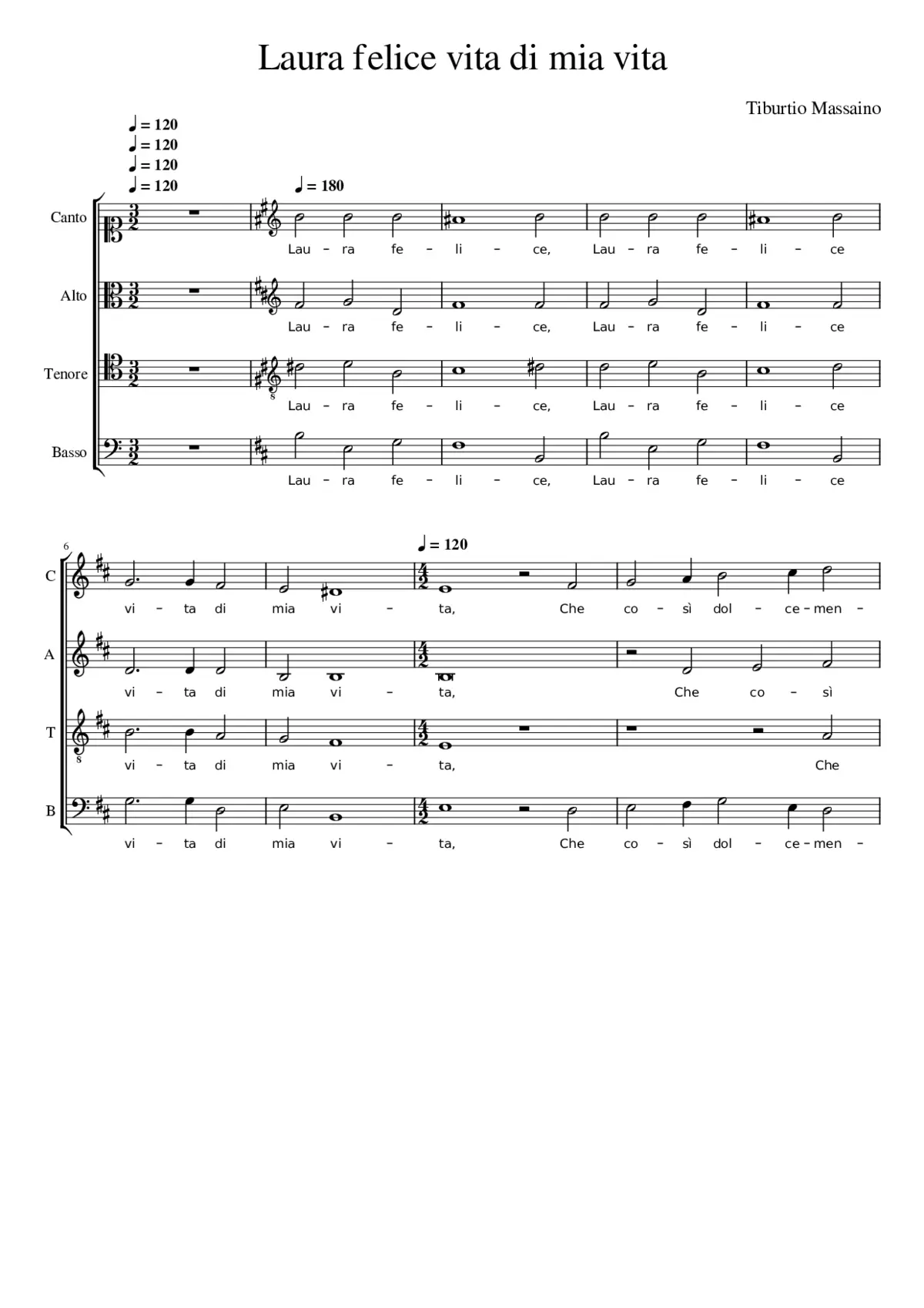 Laura felice vita di mia vita - Page 1