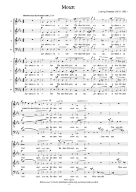 Motett "Jordens oro viker", Op. 50