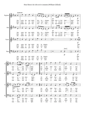 How blest is he who ne'er consents