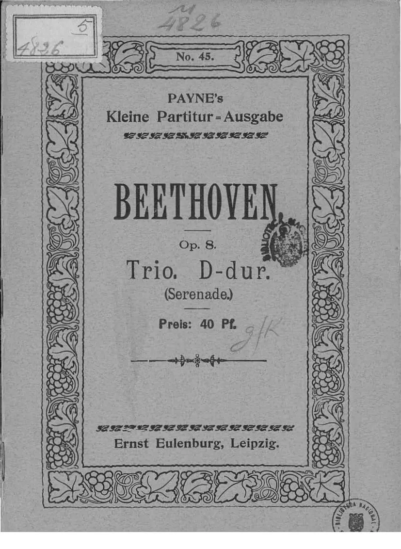 Serenade for String Trio - Page 1