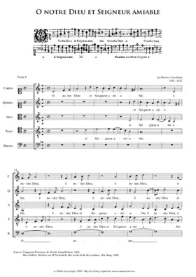 Pseaume 8 - O nostre Dieu et Seigneur amiable