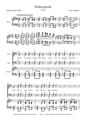 Widerspruch, D.865