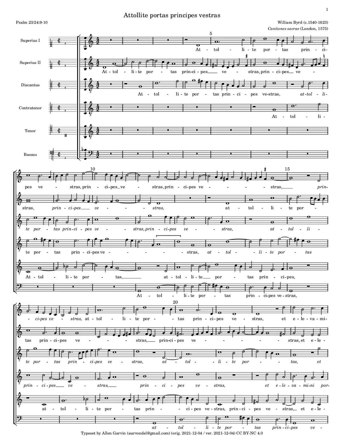 Attollite portas - Page 1