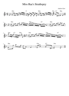 Miss Rae's Strathspey