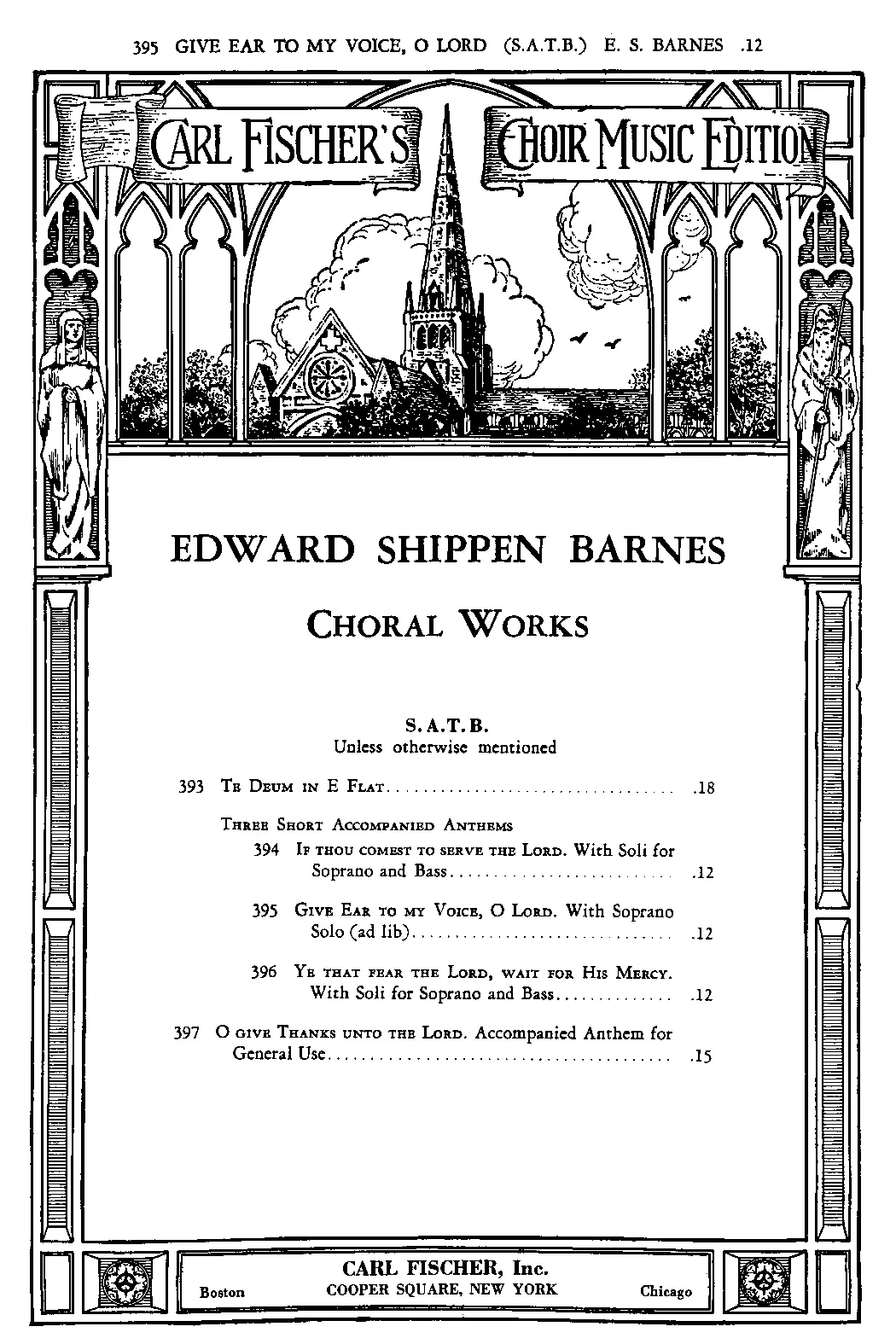3 Short Accompanied Anthems - Page 1